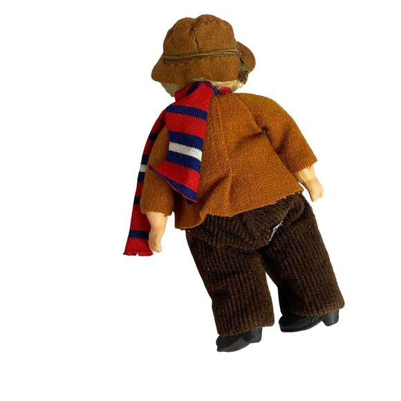 #7997 Vintage Pair of Boy and Girl Cloth Dolls 7.5 inch tall - Picture 4 of 4